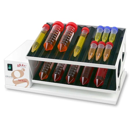 Globe Scientific Tube Rocker, Double Tier, 120v, 60Hz GTR-2-FS